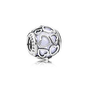 NWOT pandora retired encased in love pearl white charm